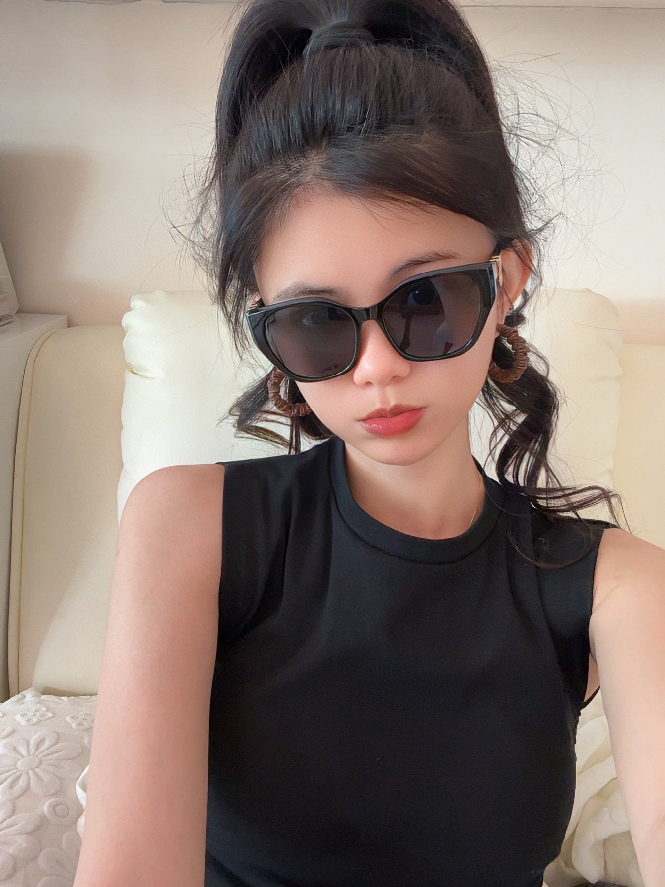 CAT EYE SUNGLASSES L4550 IN ACETATE