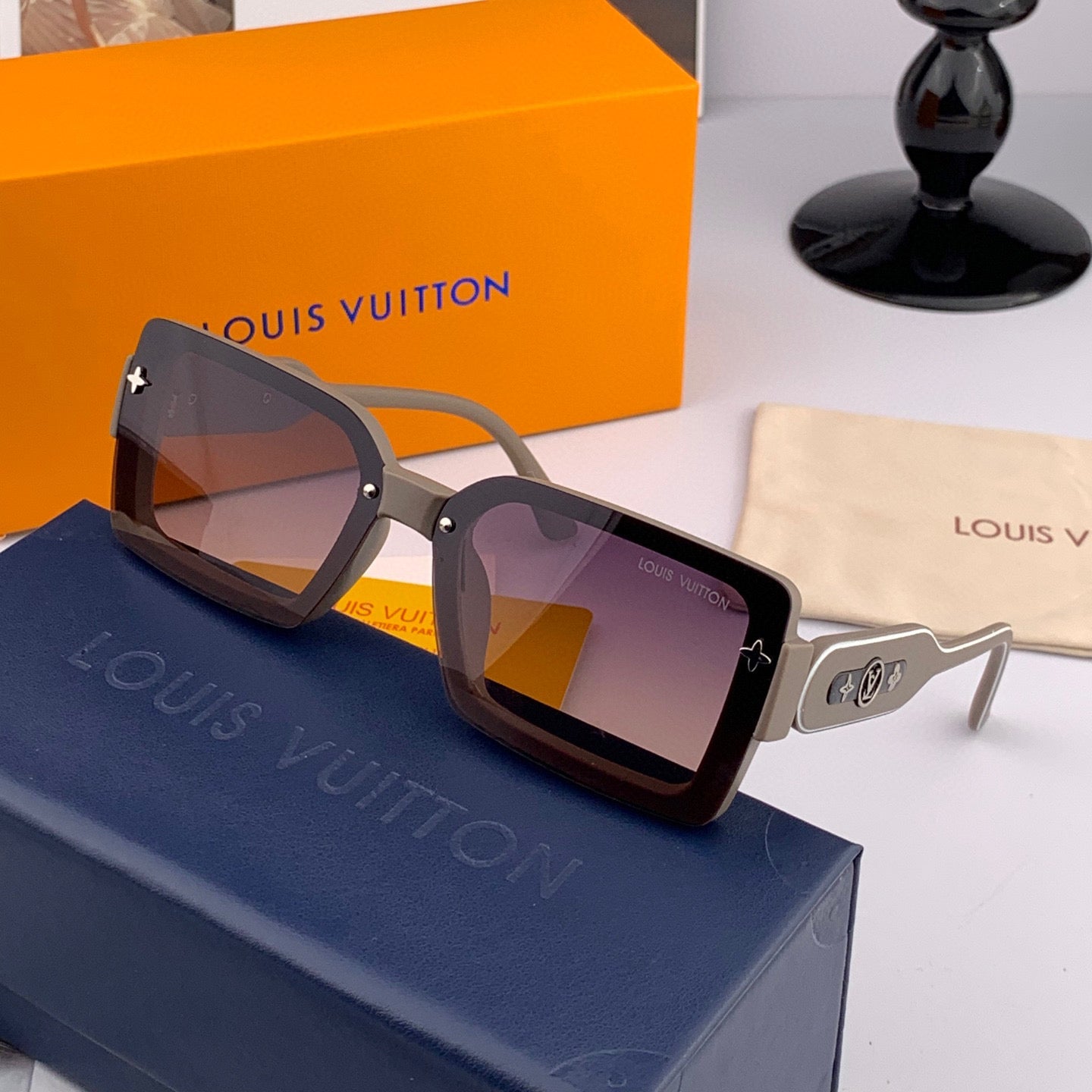 RECTANGLE SUNGLASSES L6771 IN ACETATE