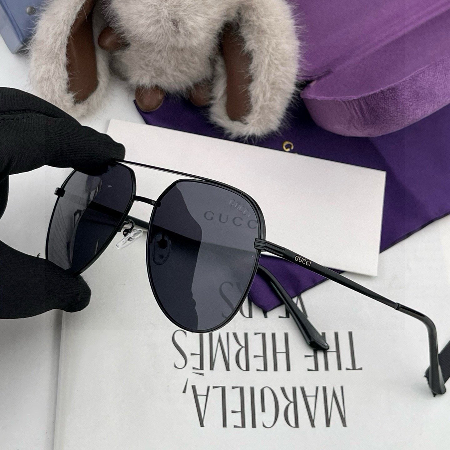 AVIATOR FRAME SUNGLASSES 3371 IN METAL