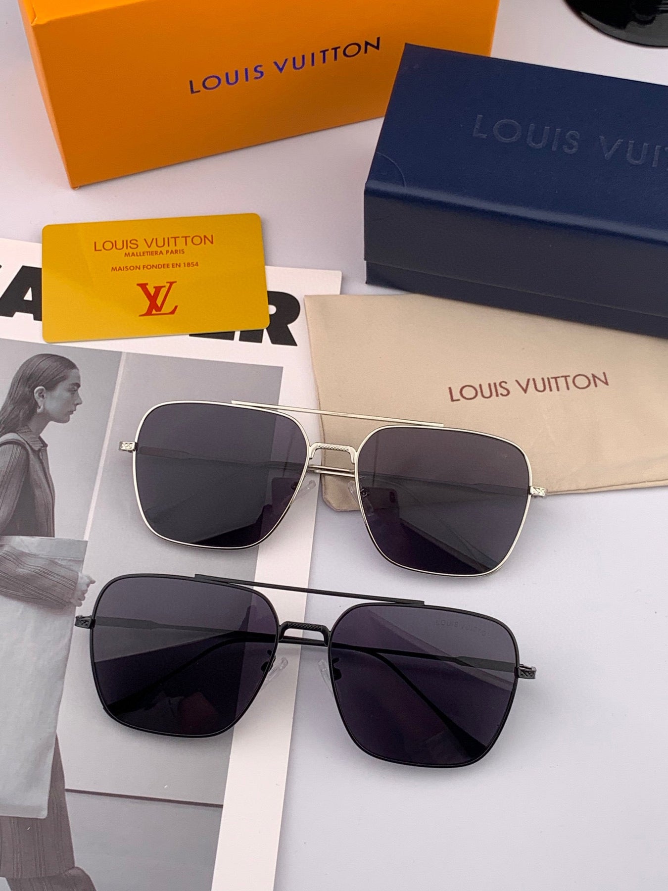 CAT EYE SUNGLASSES L1805 IN METAL GREY LENSES