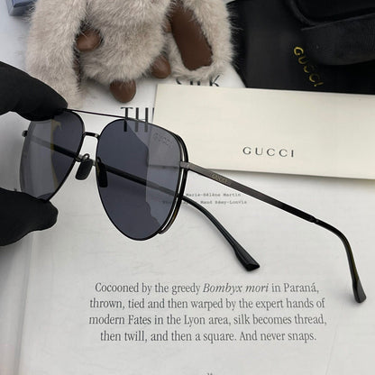 AVIATOR FRAME SUNGLASSES 1227 IN METAL