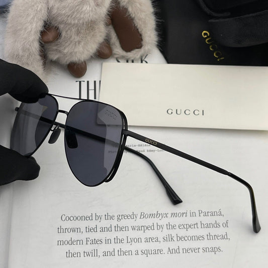 AVIATOR FRAME SUNGLASSES 1227 IN METAL