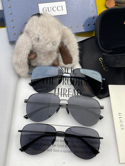 AVIATOR FRAME SUNGLASSES 1227 IN METAL