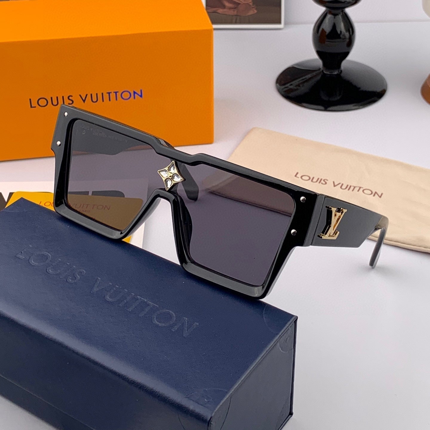 CYCLONE SUNGLASS L7600 IN ACETATE FRAME