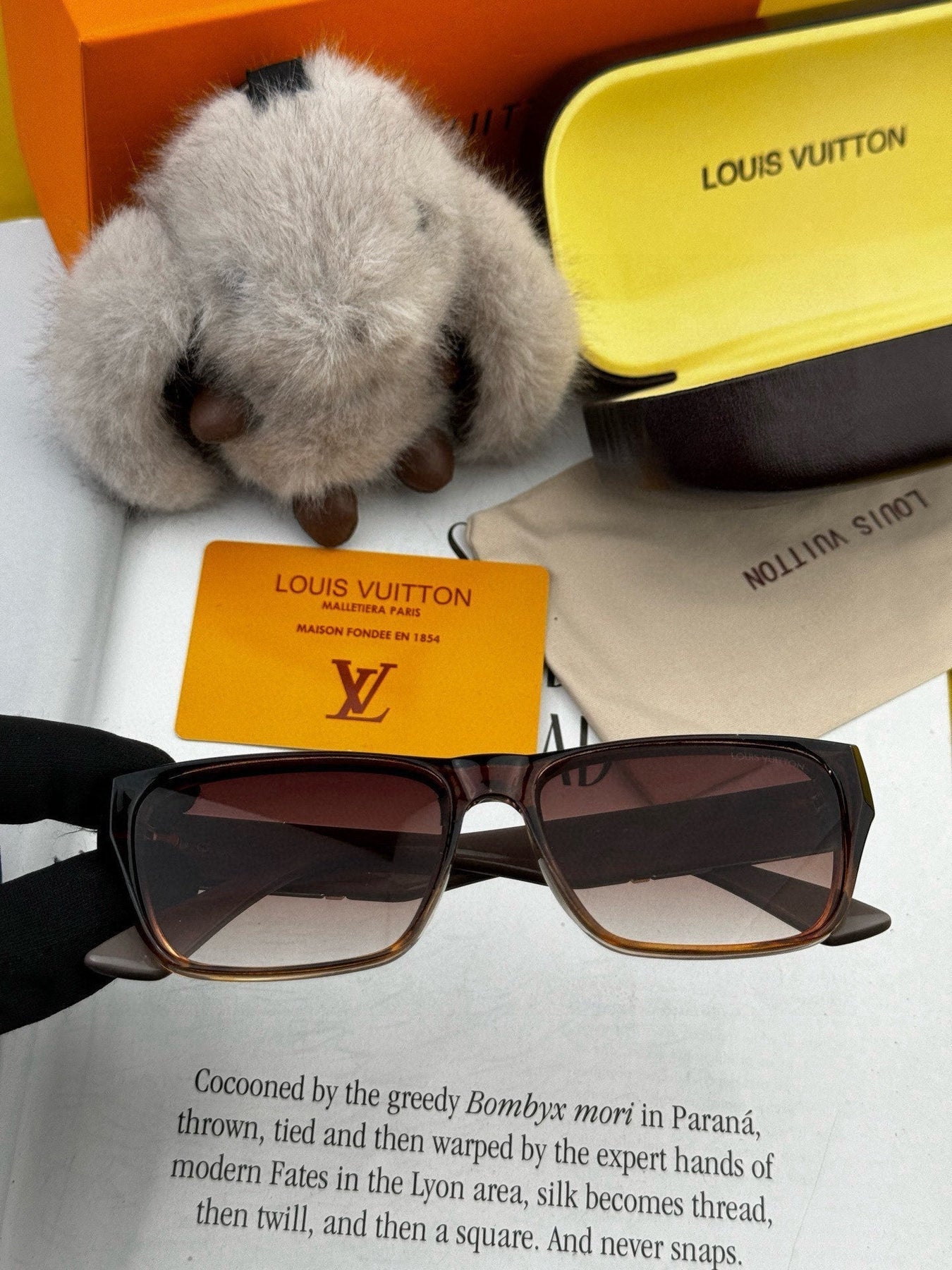 RECTANGLE MONOGRAM SUNGLASS L9550 IN ACETATE FRAME