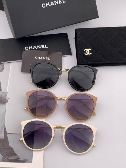 CAT EYE SUNGLASSES CH7827 IN ACETATE FRAME METAL