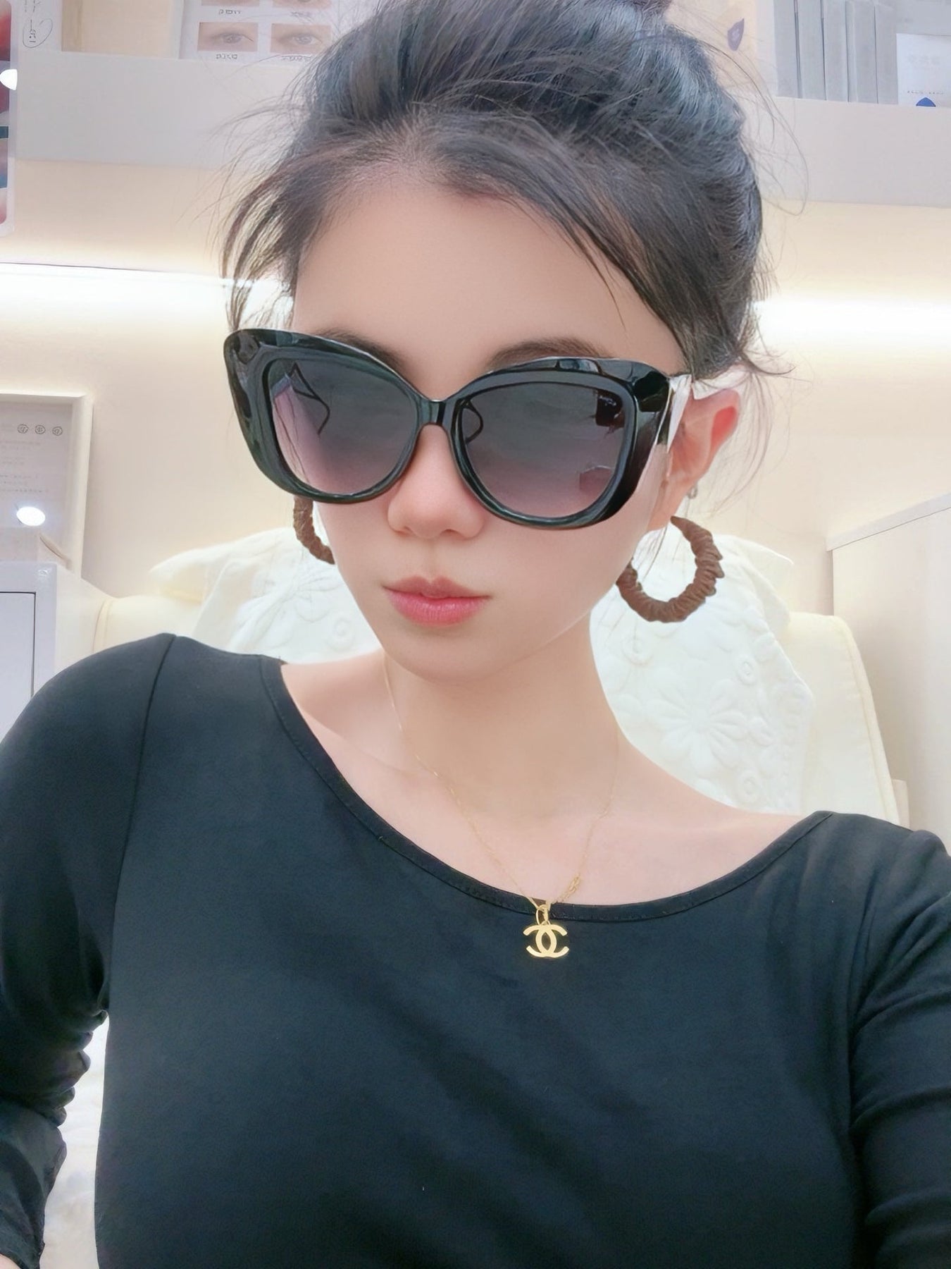 BUTTERFLY SUNGLASSES CH8551 IN ACETATE