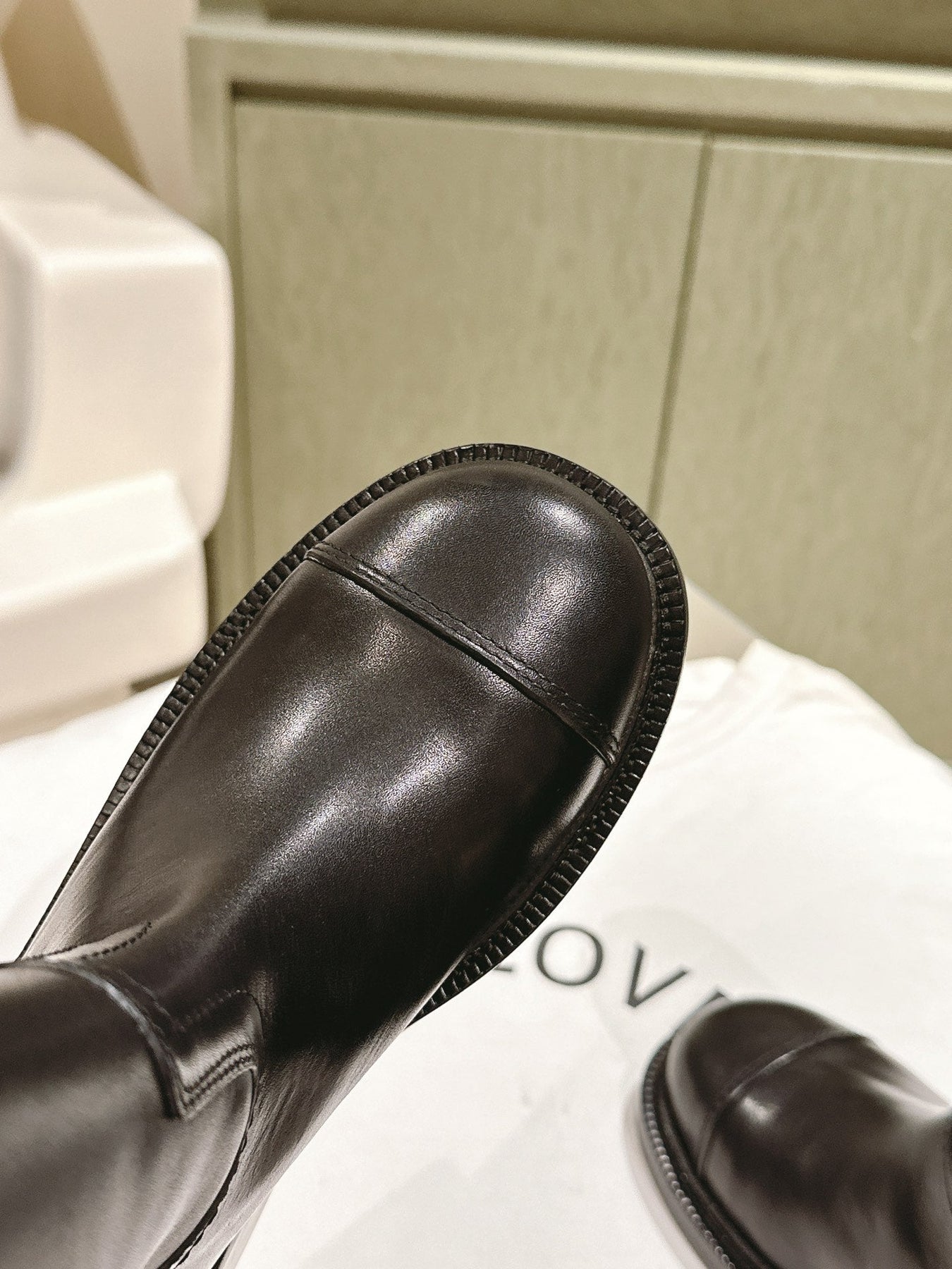 CC SHORT BOOTS BROWN CALFSKIN