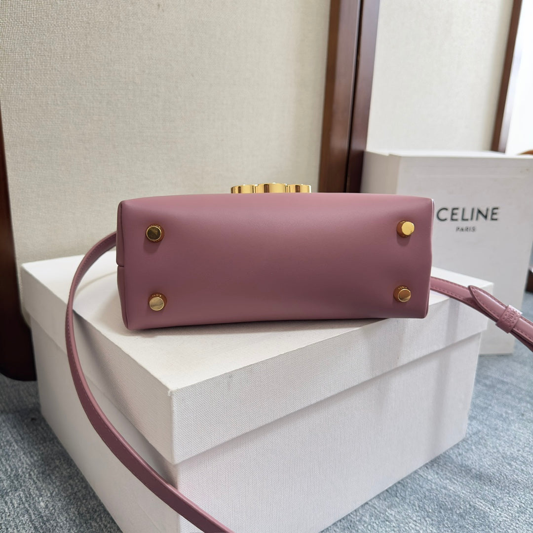 NINO BAG 20 IN OPIUM SOFT CALFSKIN GOLD HARDWARE