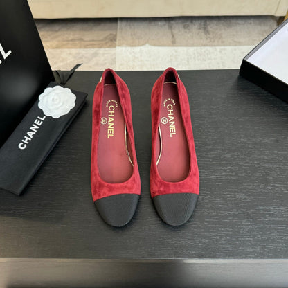 HIGH HEEL 85 MM SANDALS IN RUBY RED SUEDE AND BLACK FABRIC