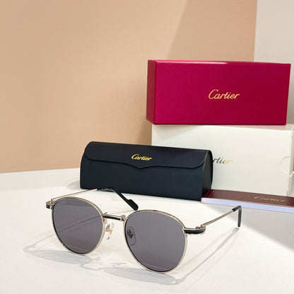 PREMIÈRE ROUND FRAME SUNGLASSES CT0335S IN METAL