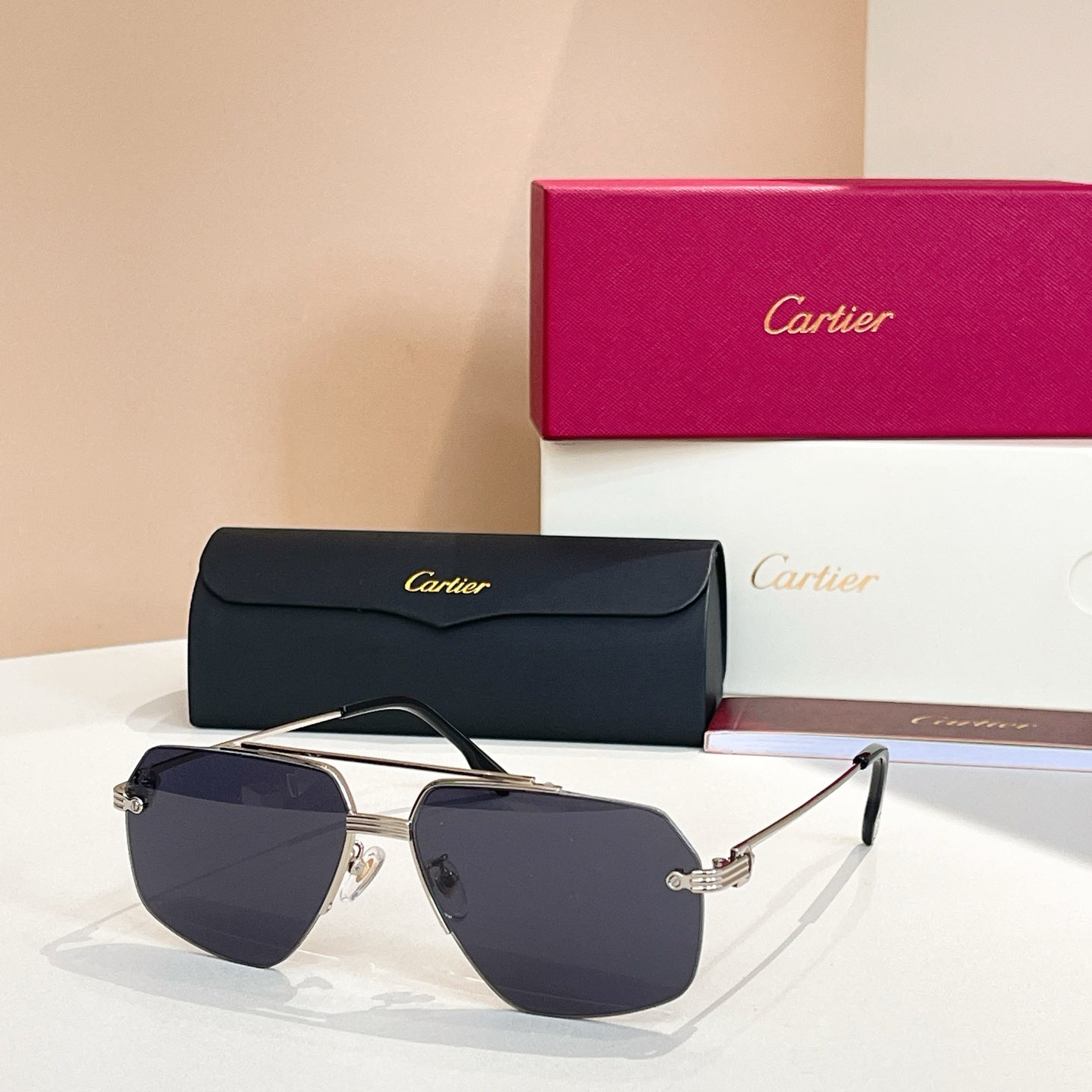 PREMIÈRE PILOT FRAME SUNGLASSES CT0426 IN METAL