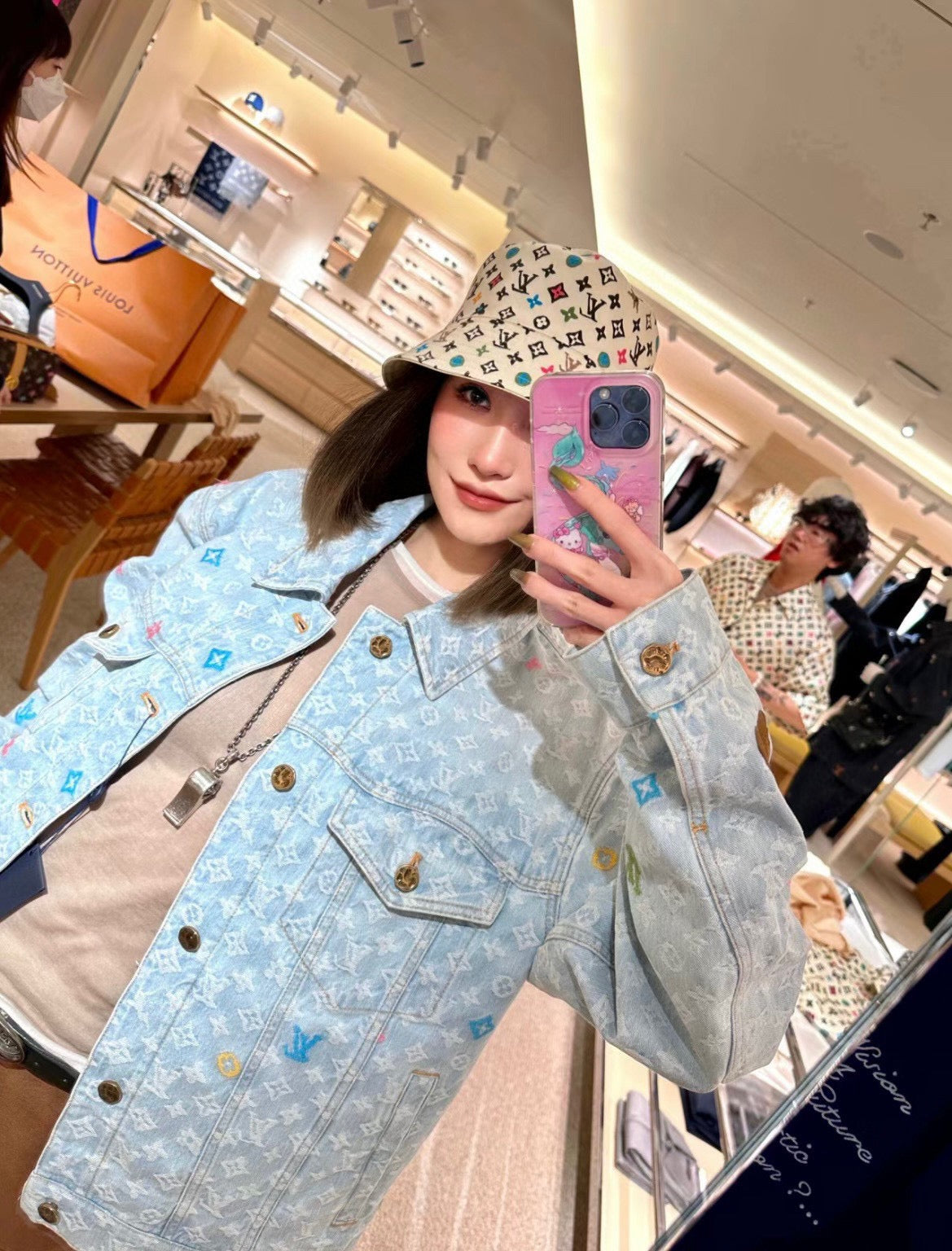 DOUBLE-SIDED BUCKET HAT COLORFUL 433361