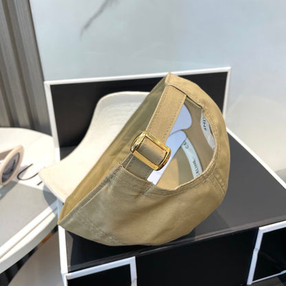 BASEBALL CAP MODEL 652408 IN OLIVE GREEN AND WHITE FABRIC