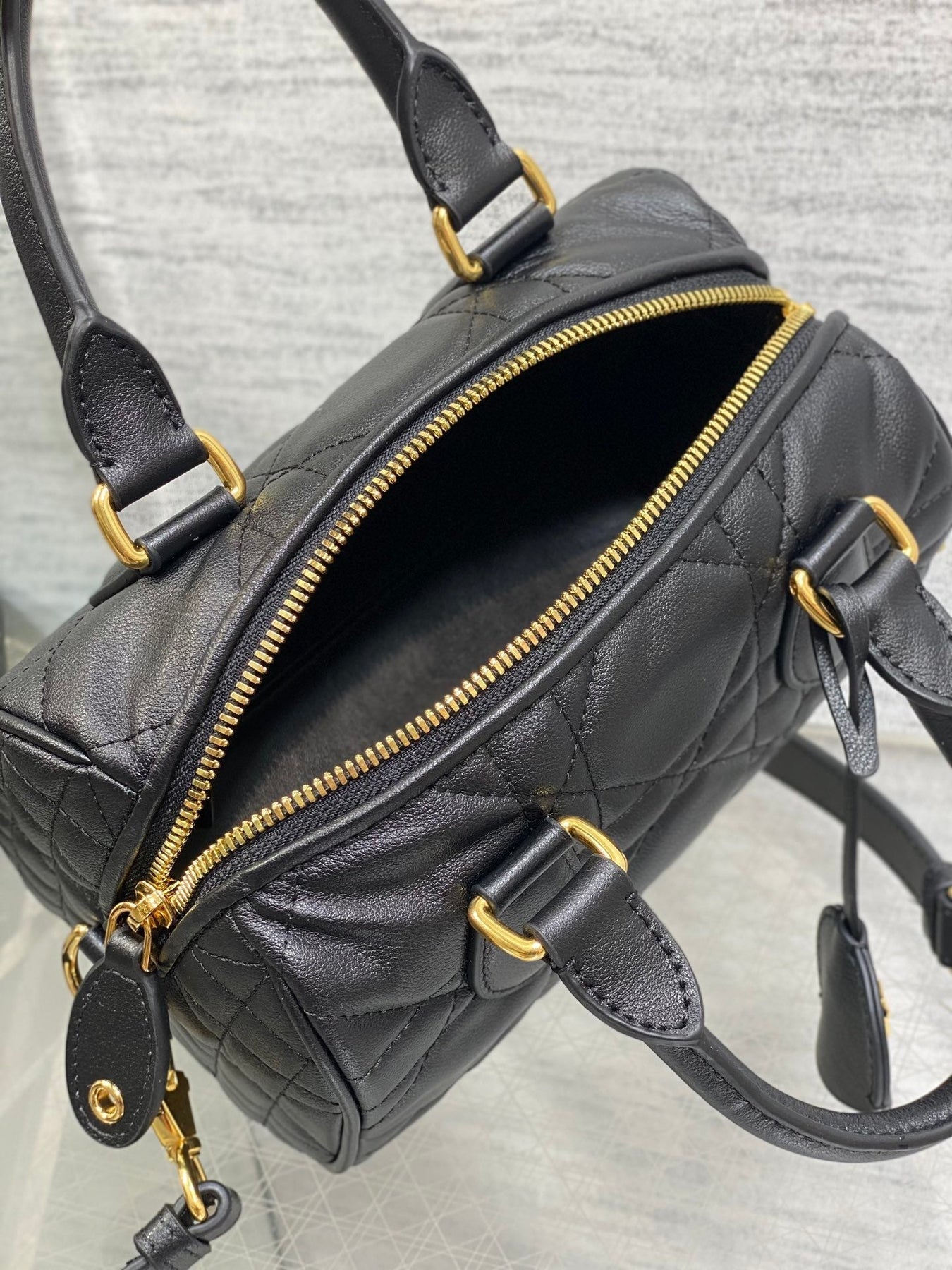 GROOVE MINI 20 BAG IN BLACK LAMBSKIN