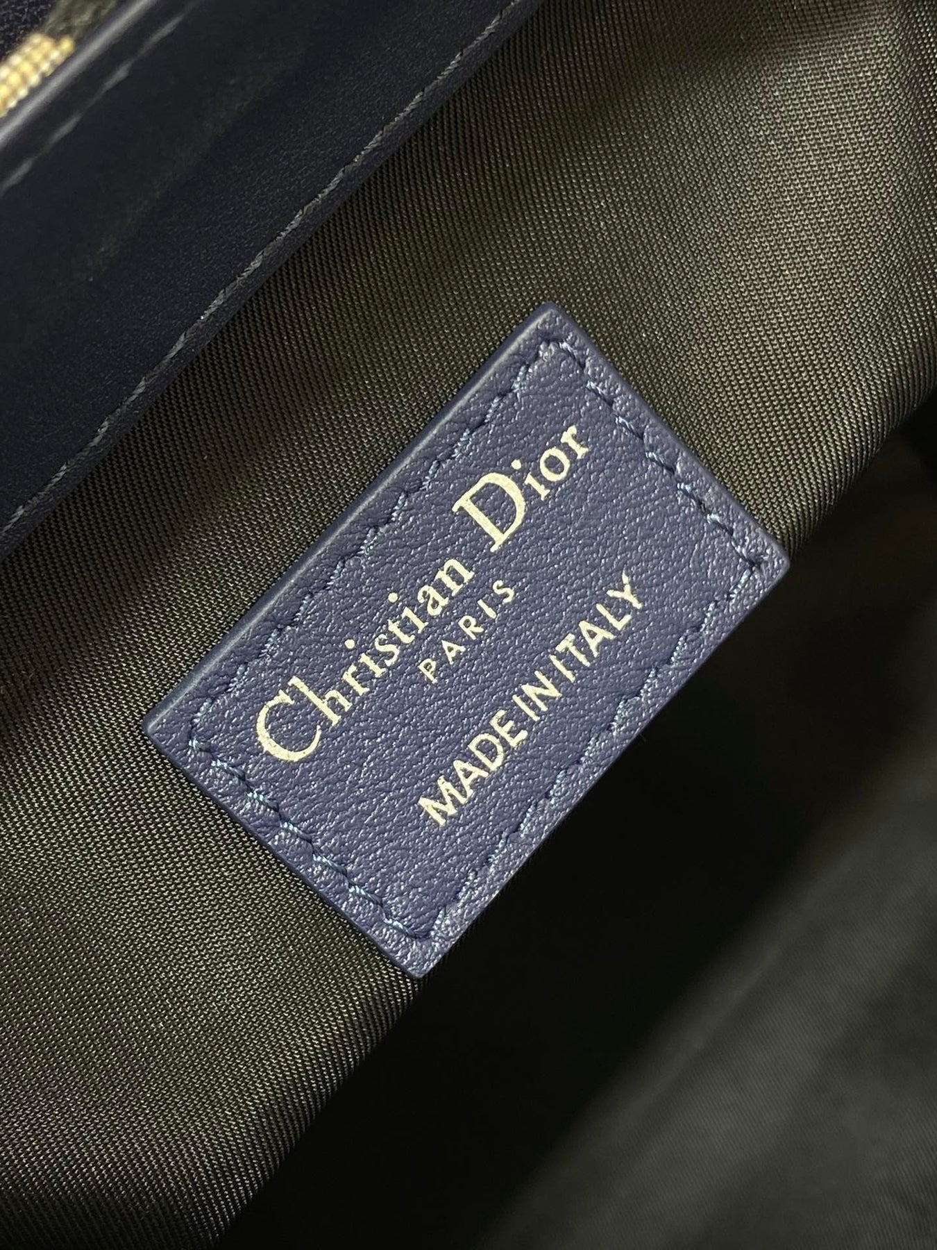 BACKPACK 19 IN BLUE OBLIQUE MONOGRAM JACQUARD