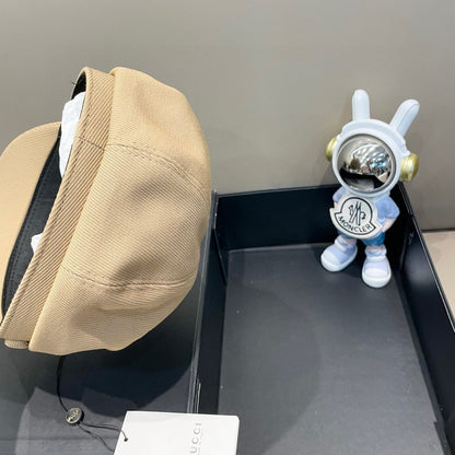 BAKER BOY CAP IN TORTILLA BROWN FABRIC 400794