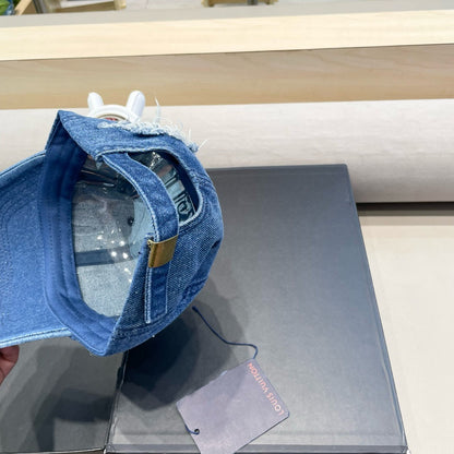 BASEBALL CAP IN CLASSIC BLUE DENIM 406960