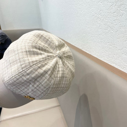 NEWSBOY CAP WHITE 430005