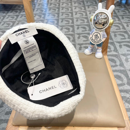 BERET HAT WHITE 431753