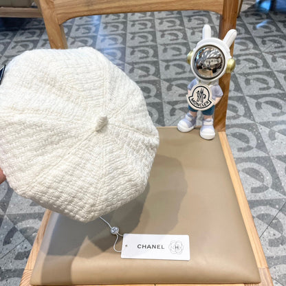 BERET HAT WHITE 431753