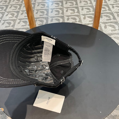 BASEBALL CAP MODEL 650510 IN BLACK OMBRE COTTON