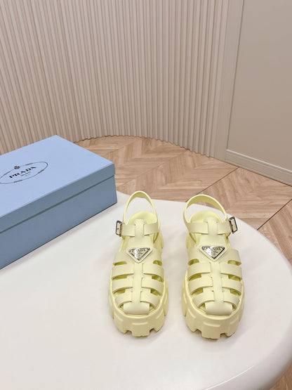 Pra Rubber Monolith Sandals 55 Vanilla