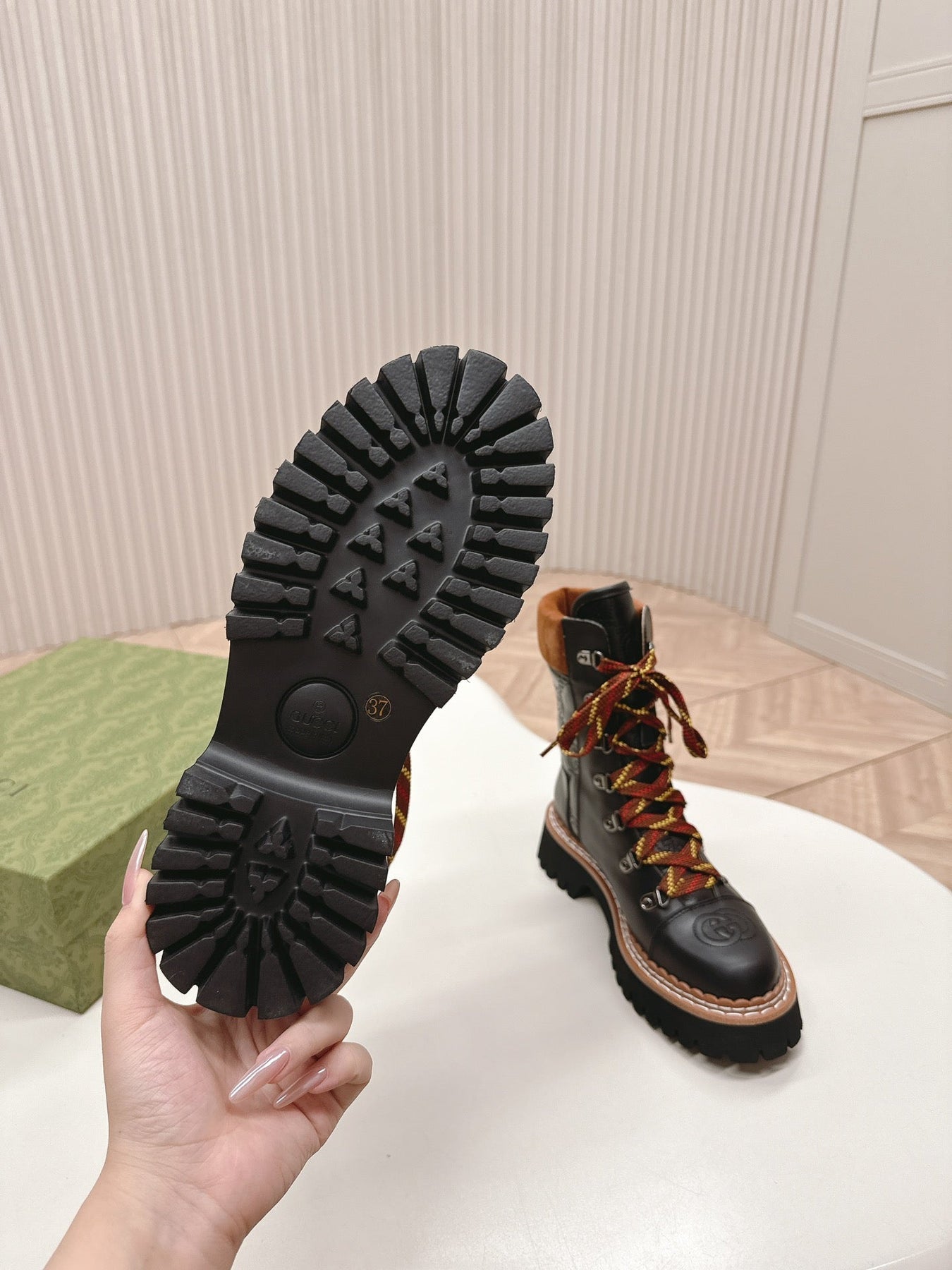 MARTIN ANKLE BOOTS IN BLACK EMBOSSED CALFSKIN MIX BROWN SUEDE