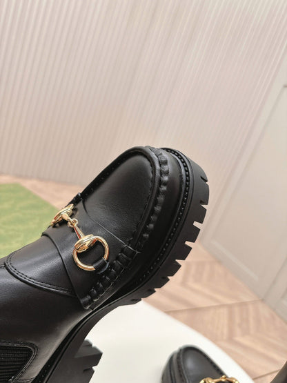 GG MARTIN HORSEBIT BOOTS IN BLACK IMPORTED CALFSKIN