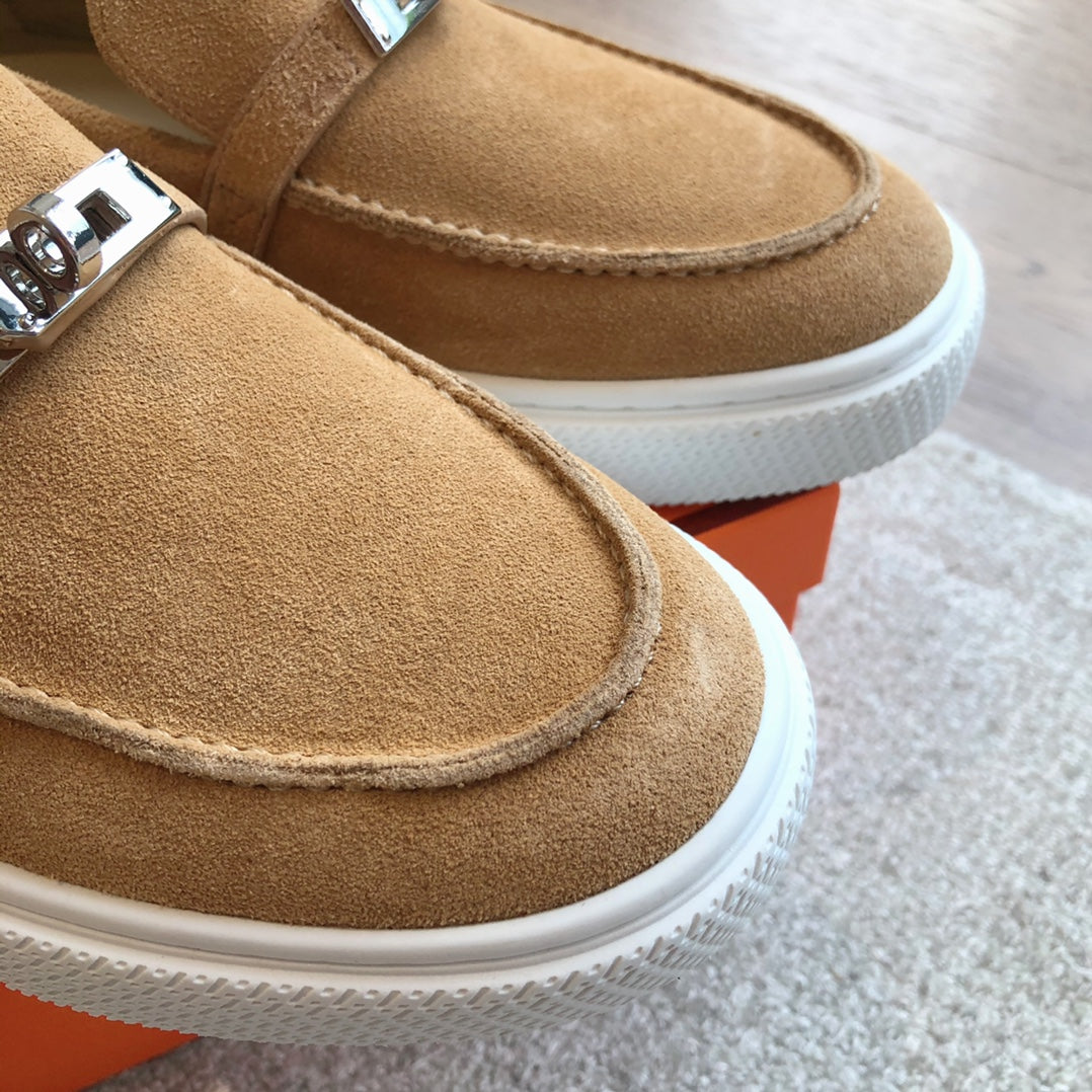 GAME SLIP-ON SNEAKER CARAMEL SUEDE