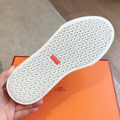 IRWIN SNEAKER LIGHT GRAY CALFSKIN