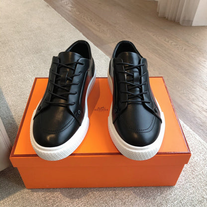 IRWIN SNEAKER BLACK CALFSKIN