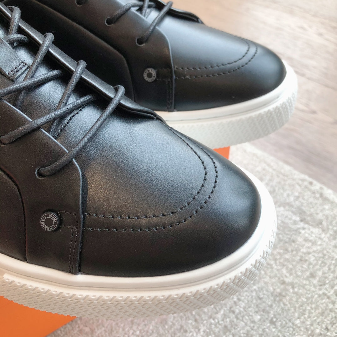 IRWIN SNEAKER BLACK CALFSKIN