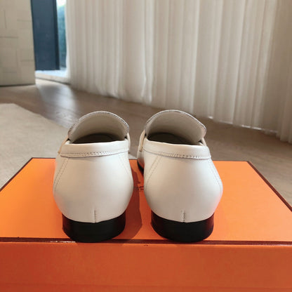 PARIS LOAFER WHITE MIX LIGHT GRAY CALFSKIN