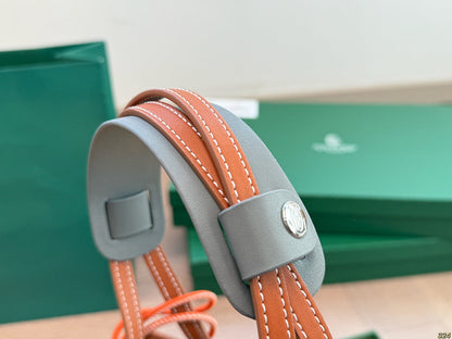 ANJOU MINI BAG 21 IN BROWN GOYARDINE CANVAS AND CALFSKIN