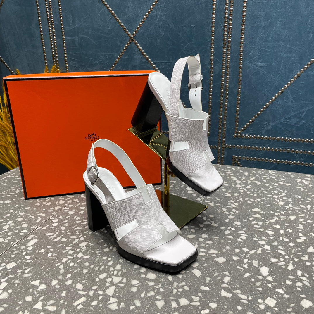 ERIS SANDAL 95 SNOW LAMBSKIN