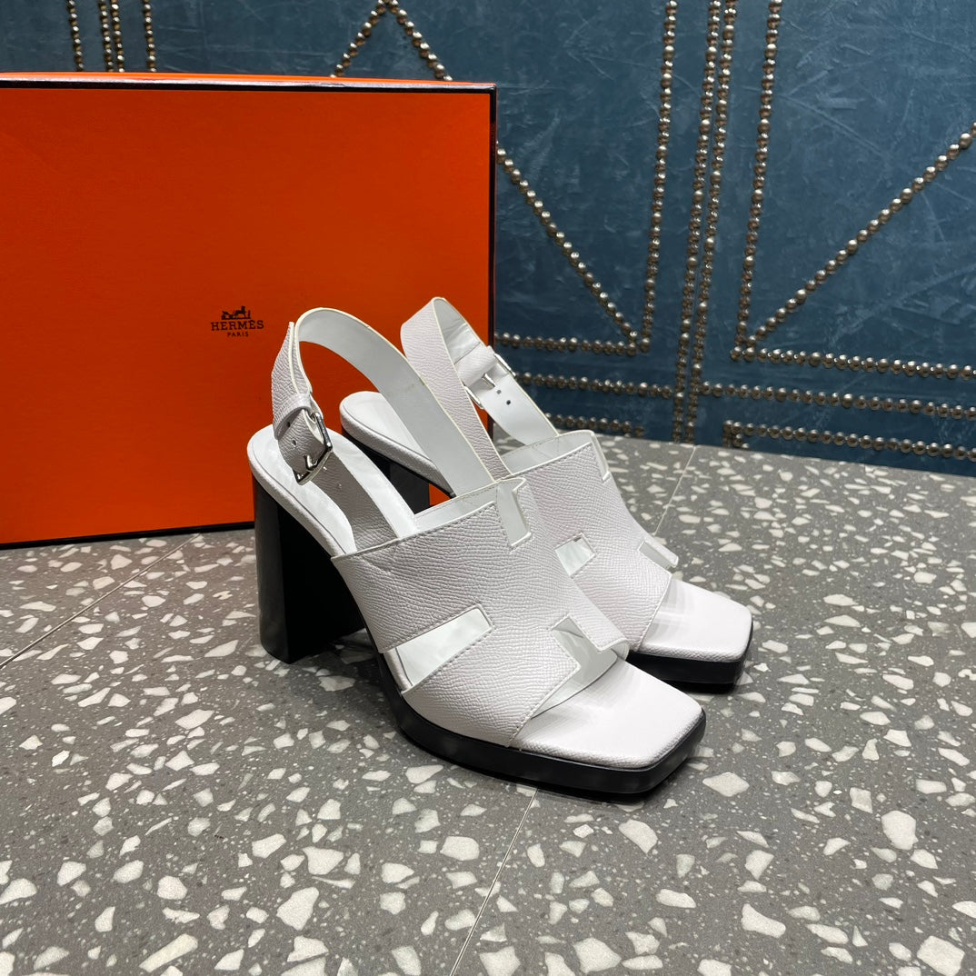 ERIS SANDAL 95 SNOW LAMBSKIN