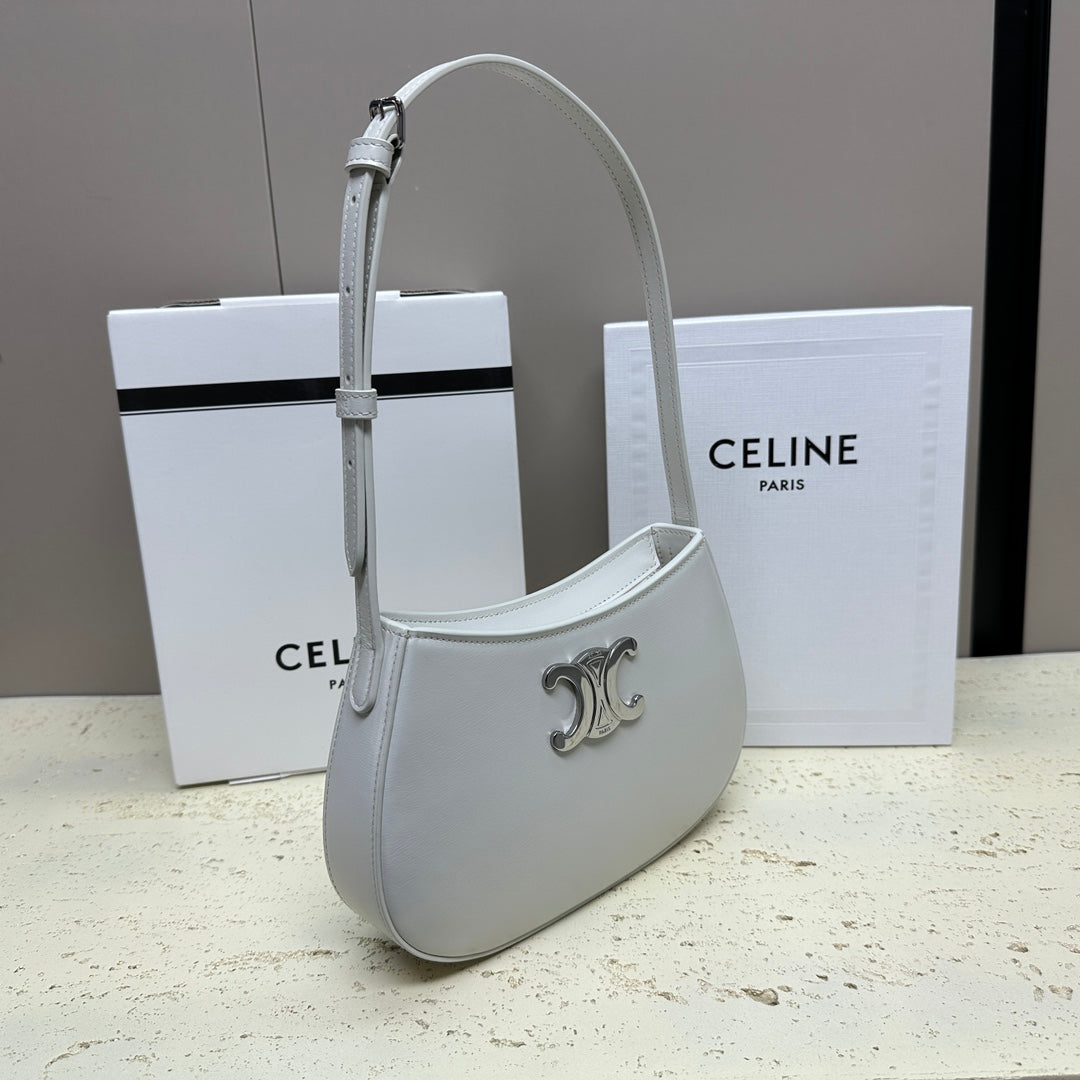 MINI 22 TILLY BAG IN WHITE SHINNY CALFSKIN