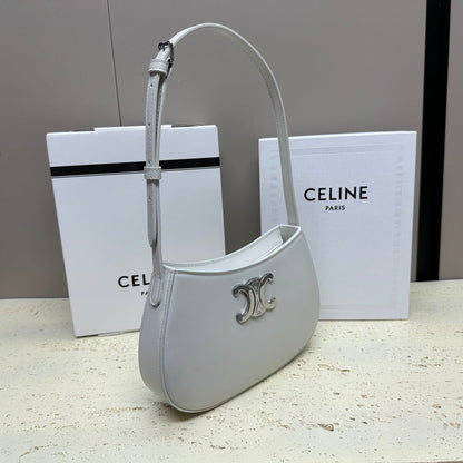 MINI 22 TILLY BAG IN WHITE SHINNY CALFSKIN
