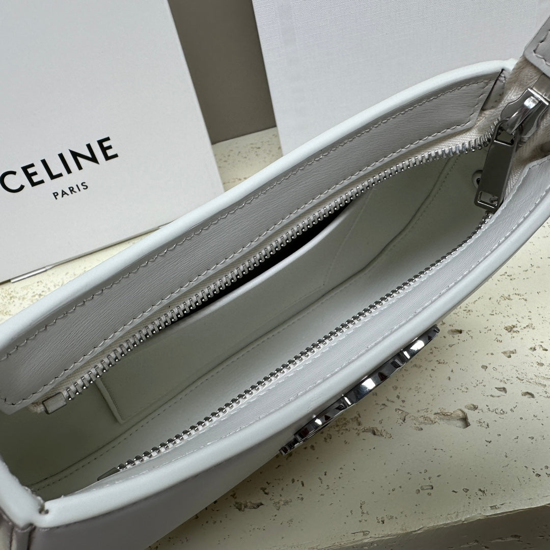 MINI 22 TILLY BAG IN WHITE SHINNY CALFSKIN