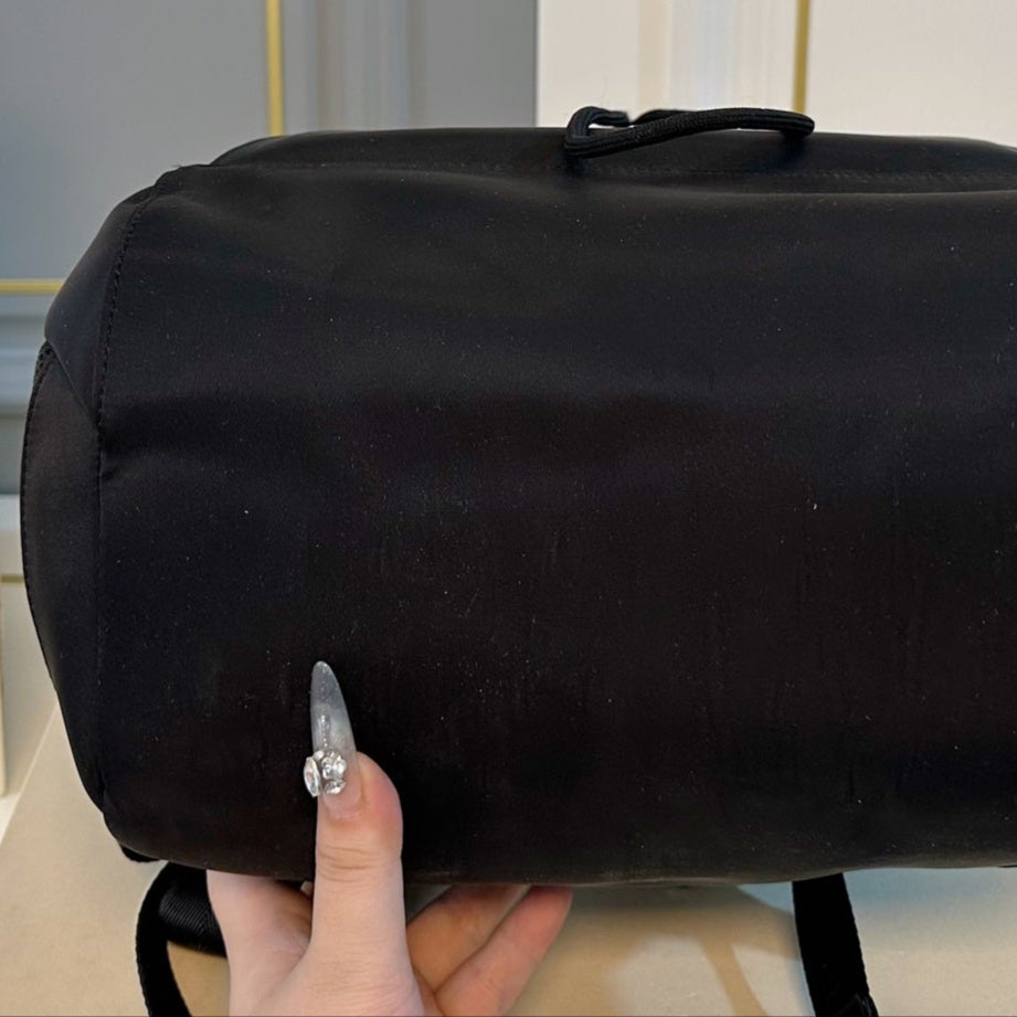 BUCKLE BACKPACK 45 IN BLACK RE-NYLON FABRIC