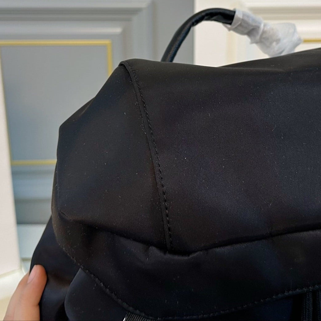 BUCKLE BACKPACK 45 IN BLACK RE-NYLON FABRIC