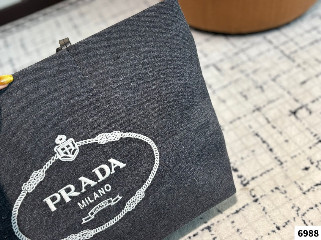 CANAPA LARGE TOTE BAG 38 IN DARK GREY RE-NYLON