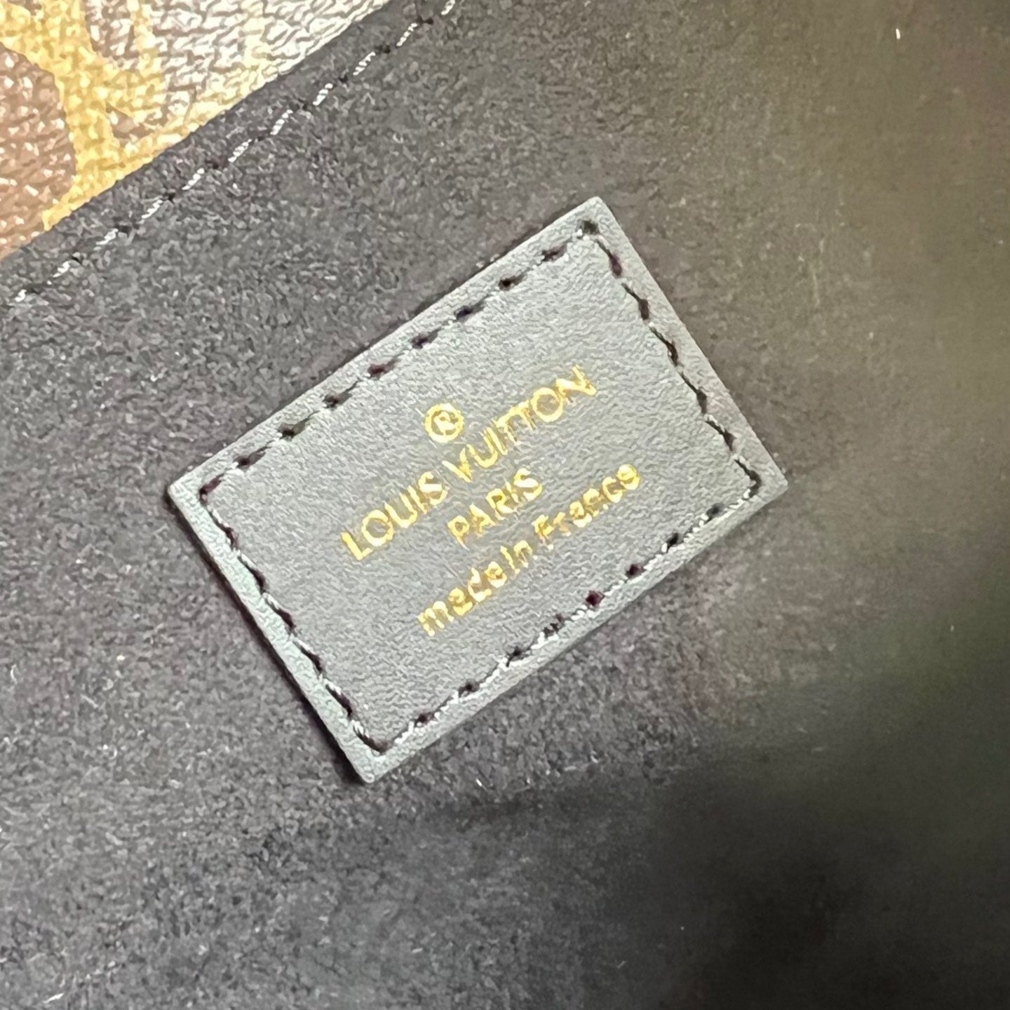 POCHETTE MÉTIS 20 IN BROWN MONOGRAM AND MONOGRAM REVERSE CANVAS GOLD BUCKLE