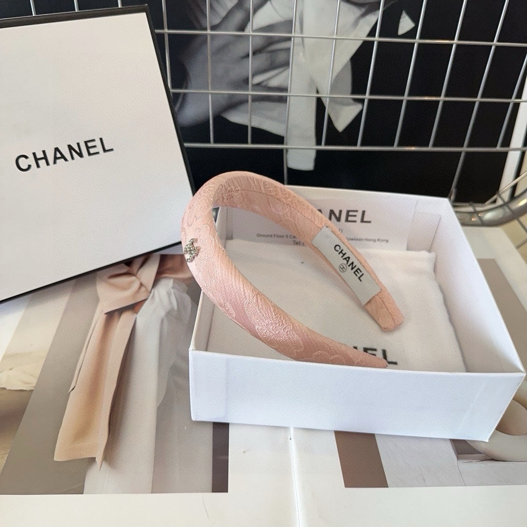 ROSE PINK SILK HAIRBAND 410881