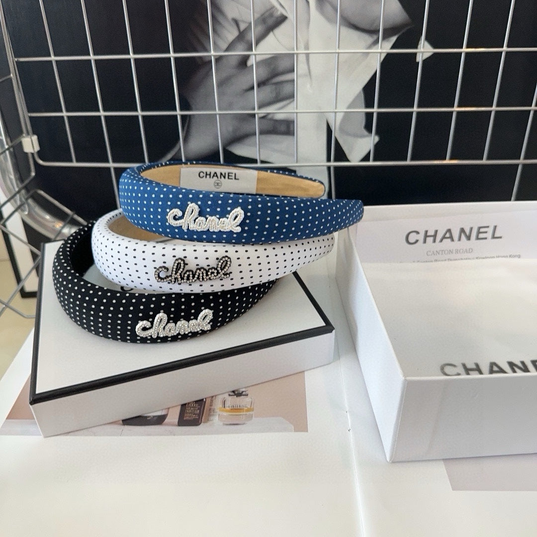 NAVY BLUE FABRIC HAIRBAND 423659