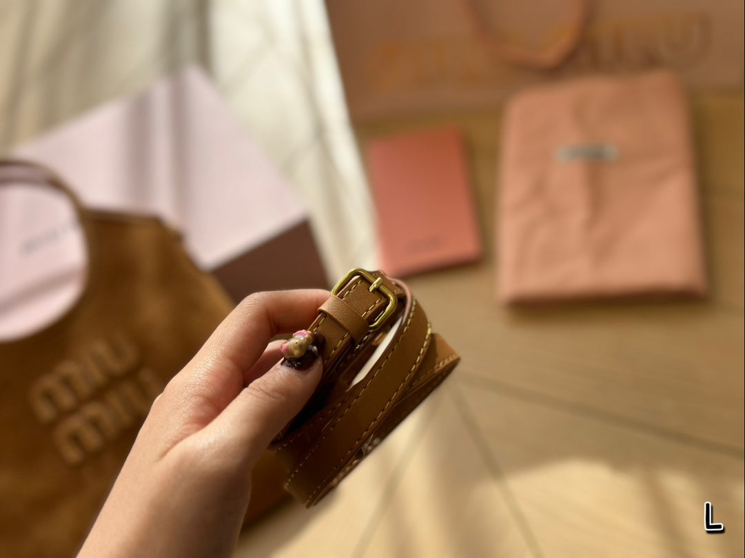 IVY MINI TOTE BAG 20 IN BROWN CORDUROY