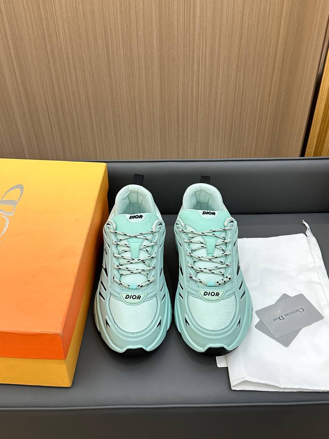 B44 BLADE SNEAKER AQUAMARINE BLUE TECHNICAL MESH AND TECHNICAL FABRIC