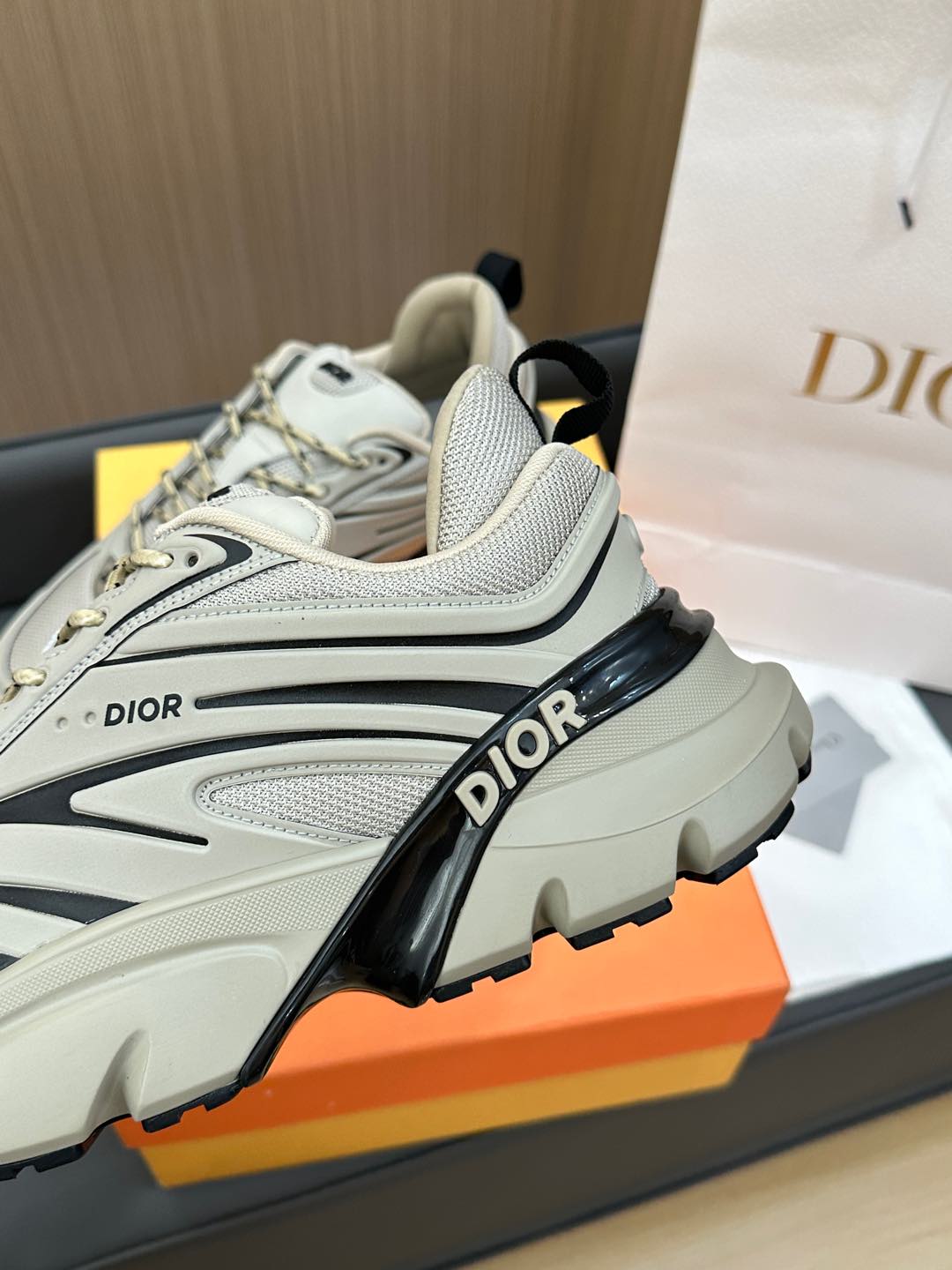 B44 BLADE SNEAKER PASTEL GRAY TECHNICAL MESH AND TECHNICAL FABRIC