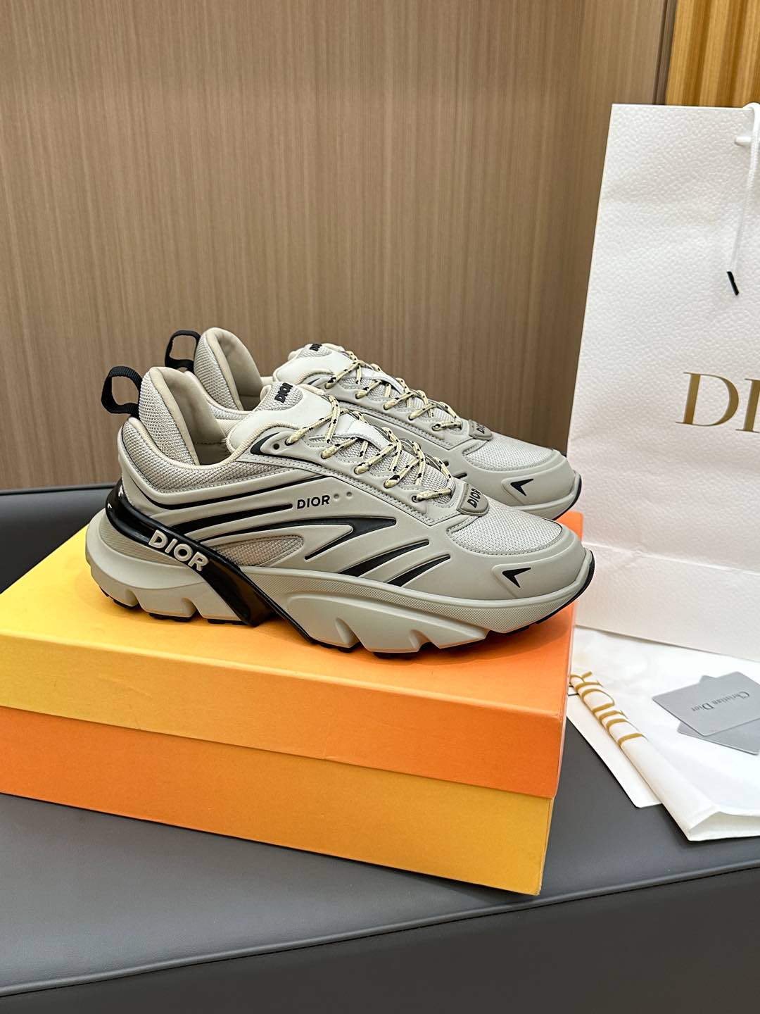 B44 BLADE SNEAKER PASTEL GRAY TECHNICAL MESH AND TECHNICAL FABRIC